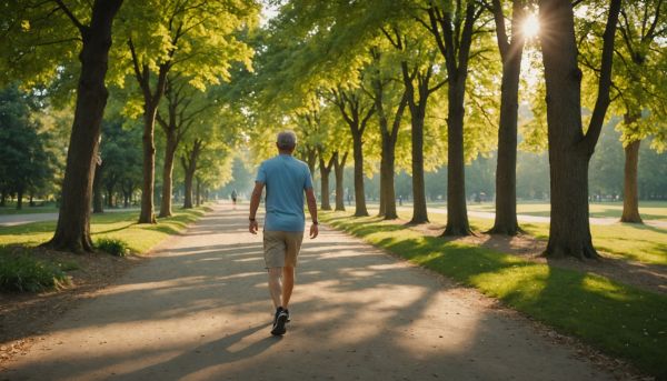 La marche quotidienne de trente minutes protège le cœur