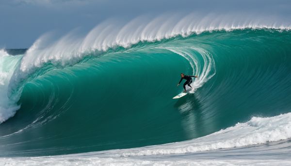 Le surf de grosses vagues demande un courage hors norme