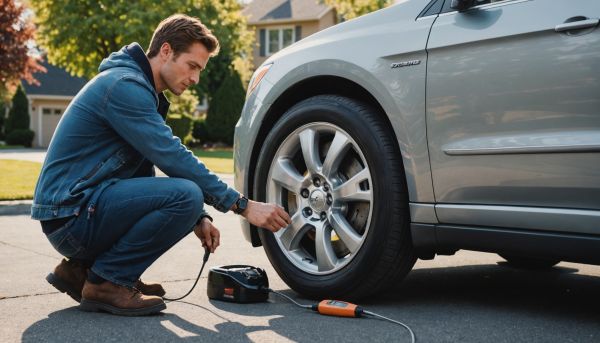 Savez vous contrôler la pression de vos pneus avant de rouler ?